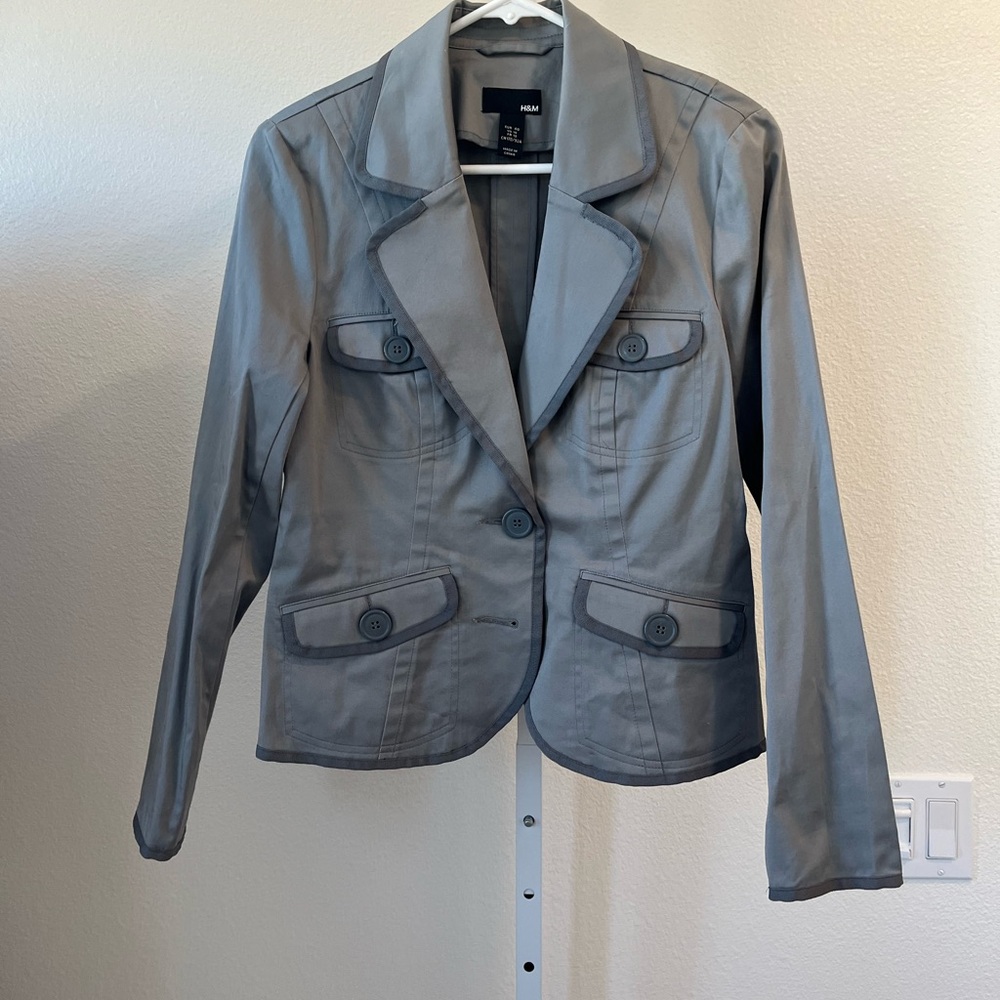 H&M Women's Classic Gray Blazer
